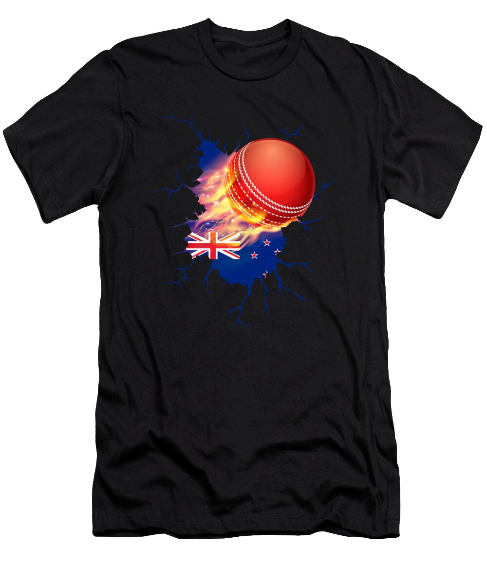 3 New Zealand Cricket Kit 2019 All Blacks International Fans Gift Martin Hicks T-Shirt