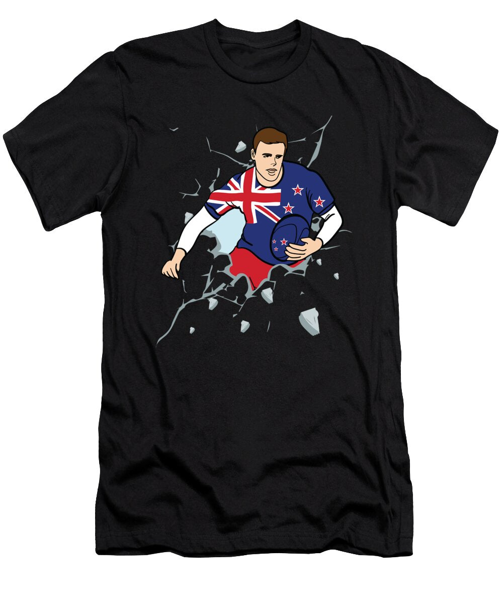 3 New Zealand Rugby Union Jersey 2019 Fans Kit for Kiwi Supporters Players Coaches and Teams Martin Hicks T-Shirt