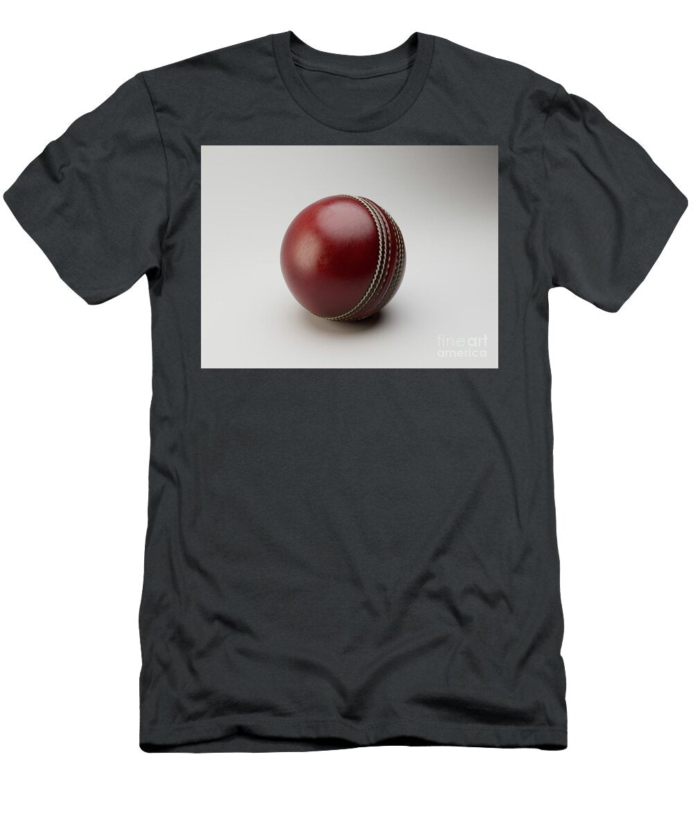 3 Red Cricket Ball Allan Swart T-Shirt