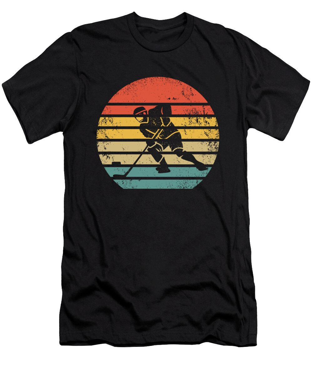 3 Retro Ice Hockey Jonathan Kraske T-Shirt