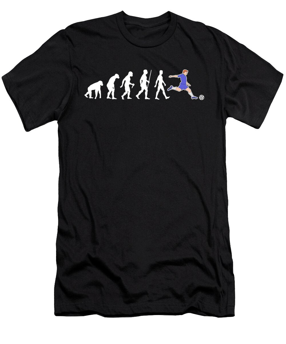3 Soccer Evolution Team Sport Soccer Player Gift Muc Designs T-Shirt