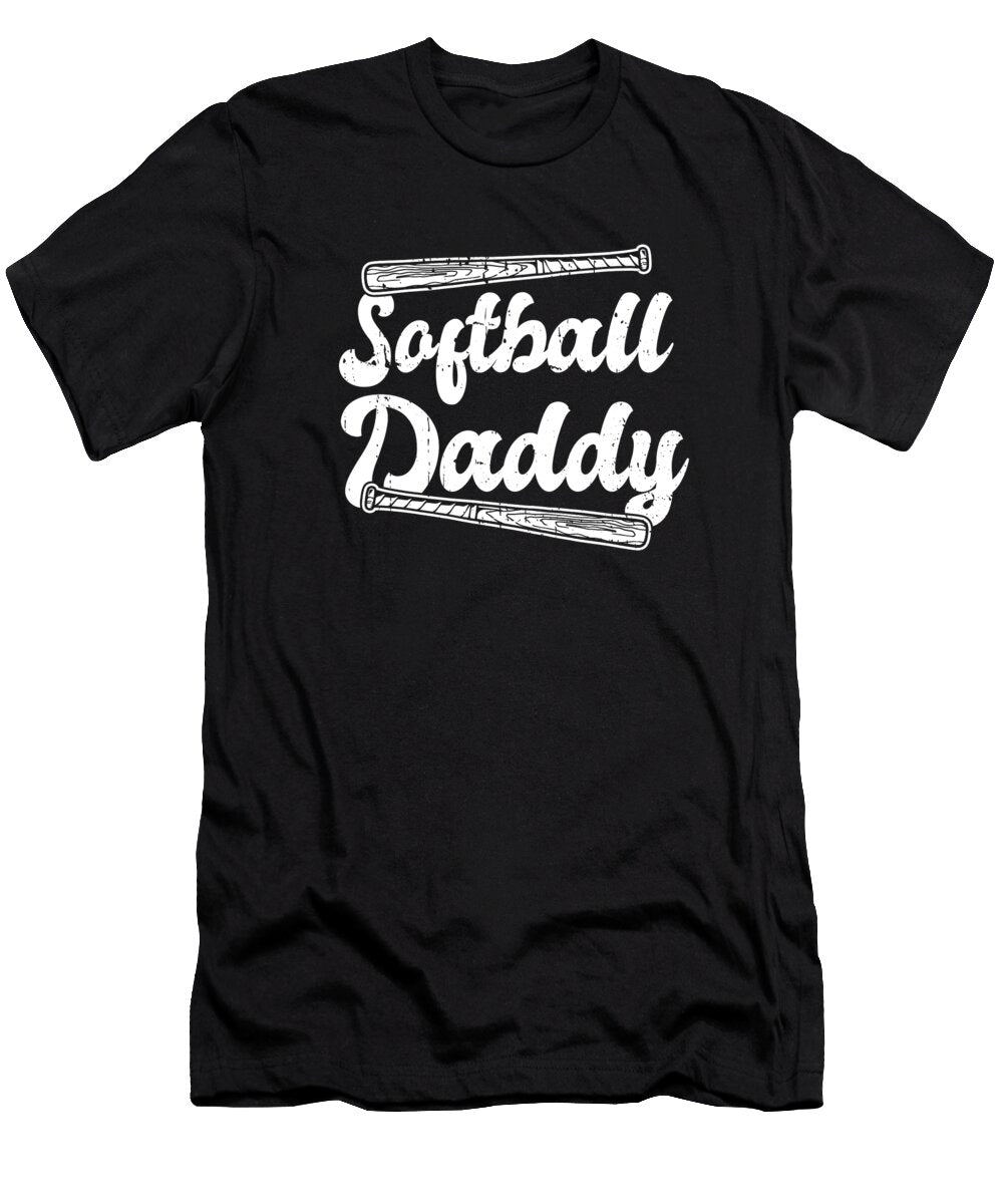 3 Softball Dad Crazy Squirrel T-Shirt
