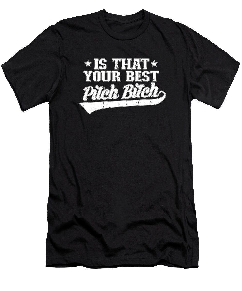 3 Softball Pitcher Crazy Squirrel T-Shirt