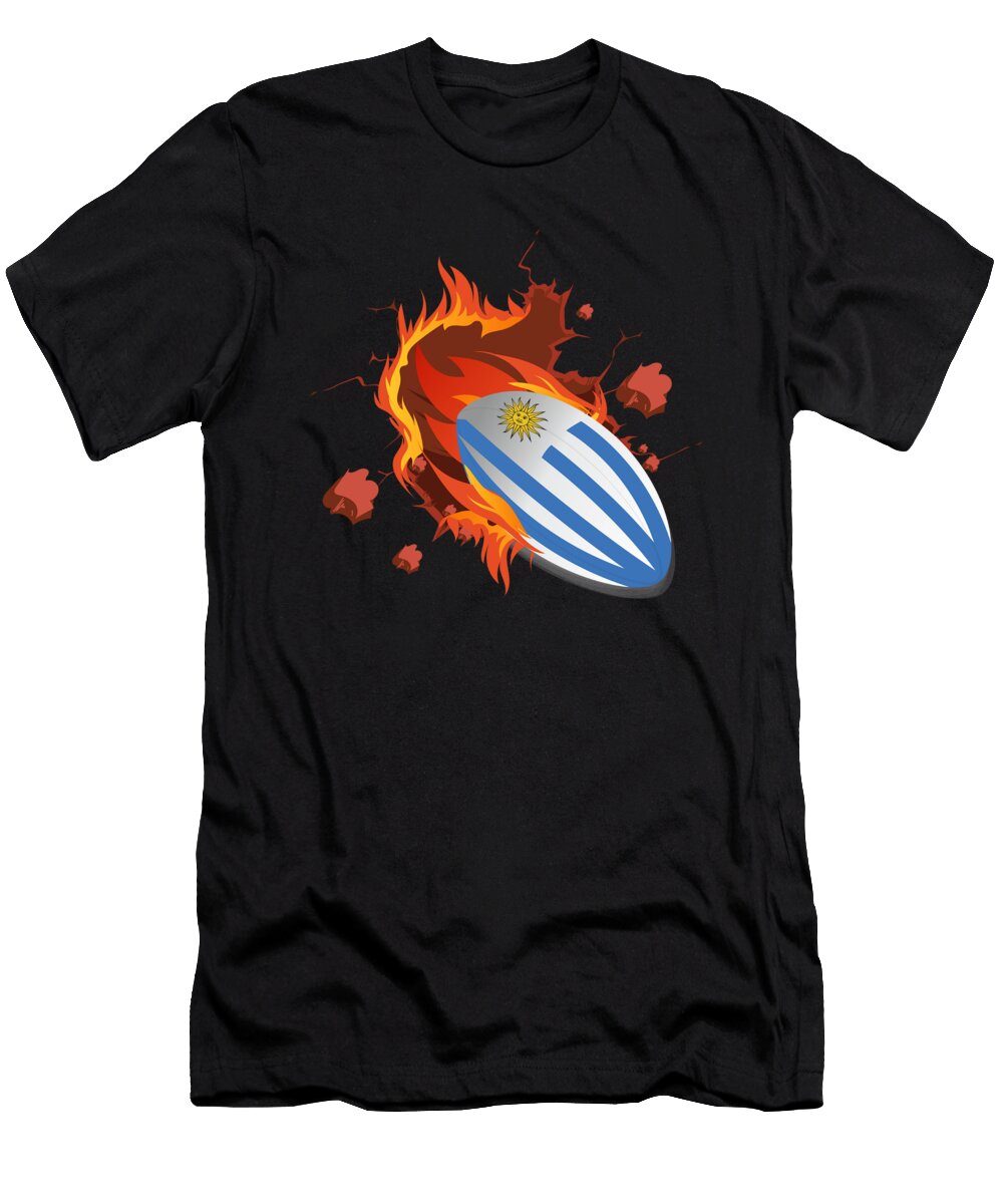 3 Uruguay Rugby Union Jersey 2019 Fans Kit for Uruguayan Supporters Players Coaches and Teams Martin Hicks T-Shirt