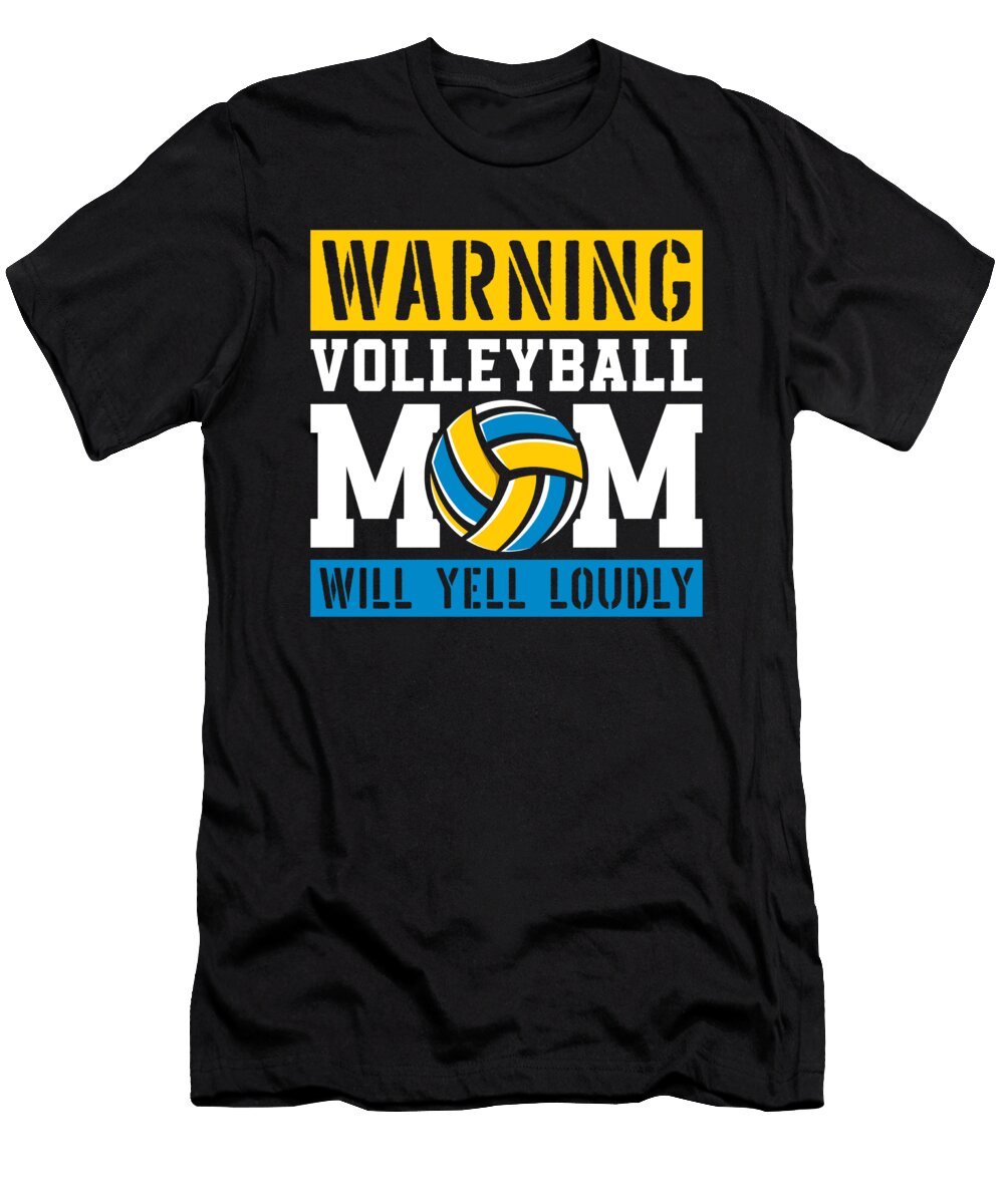 3 Volleyball Beach Vball Volleyball Mom Crazy Squirrel T-Shirt