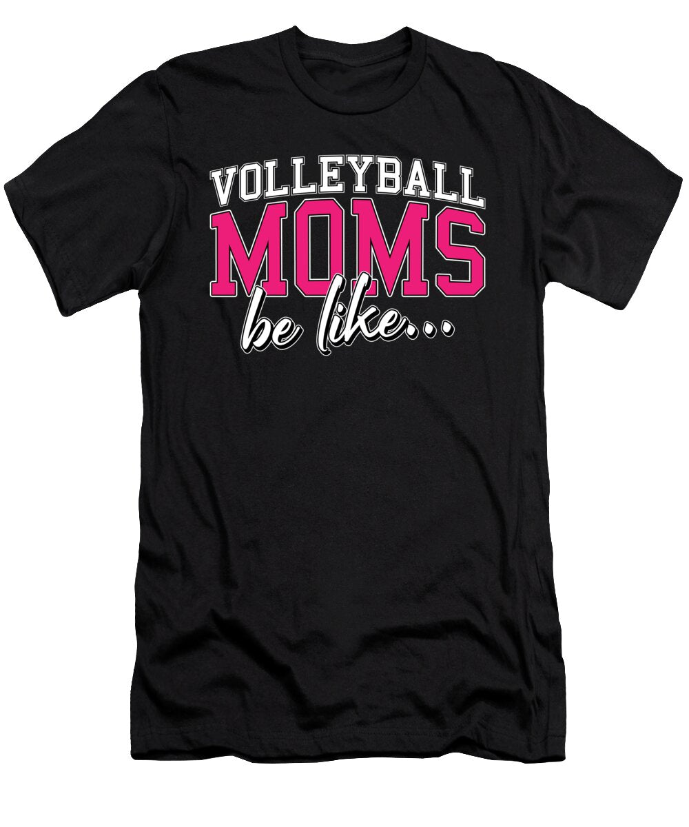 3 Volleyball Vball Beach Volleyball Mom Crazy Squirrel T-Shirt