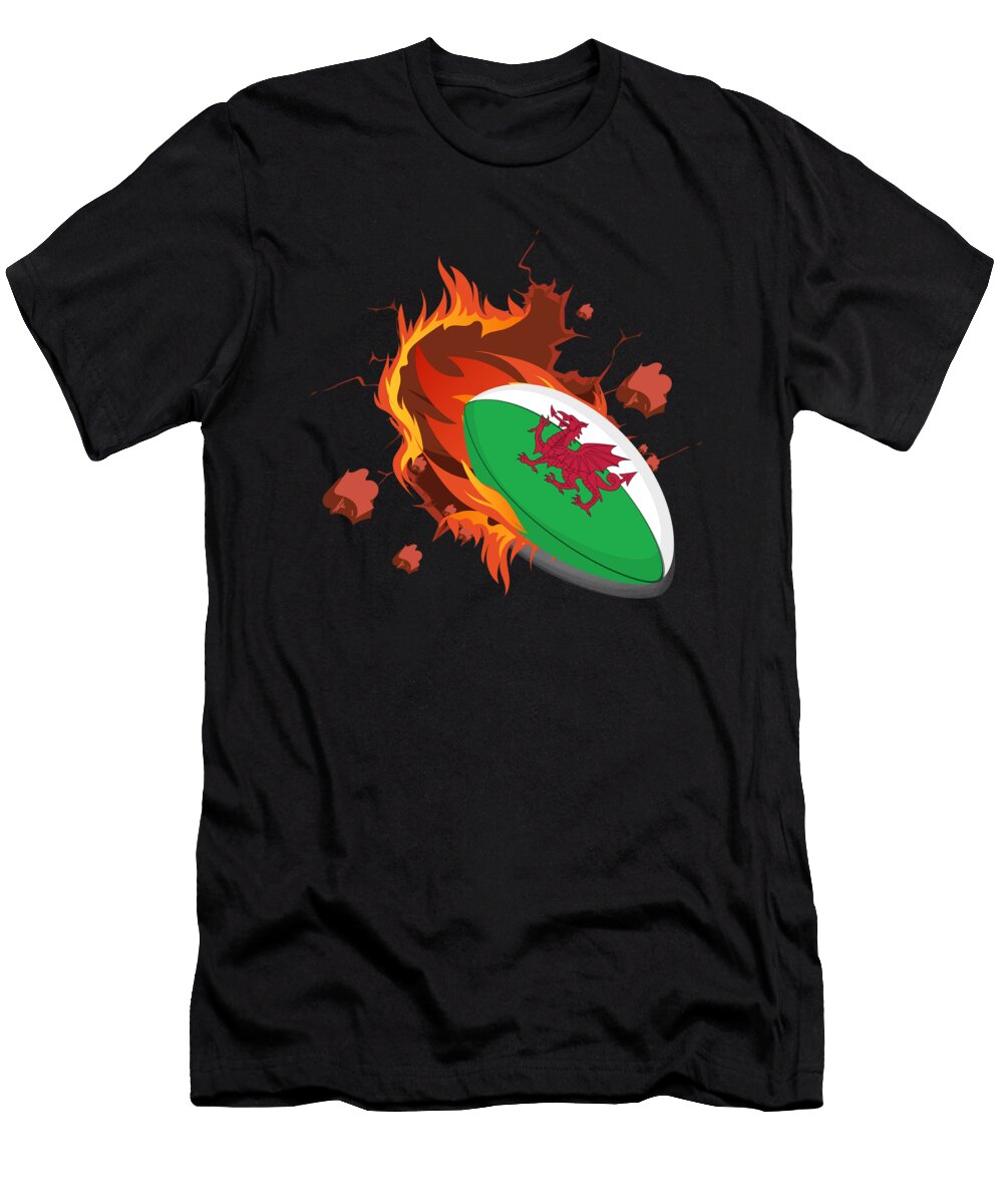 3 Wales Rugby Union Jersey 2019 Fans Kit for Welsh Supporters Players Coaches and Teams Martin Hicks T-Shirt
