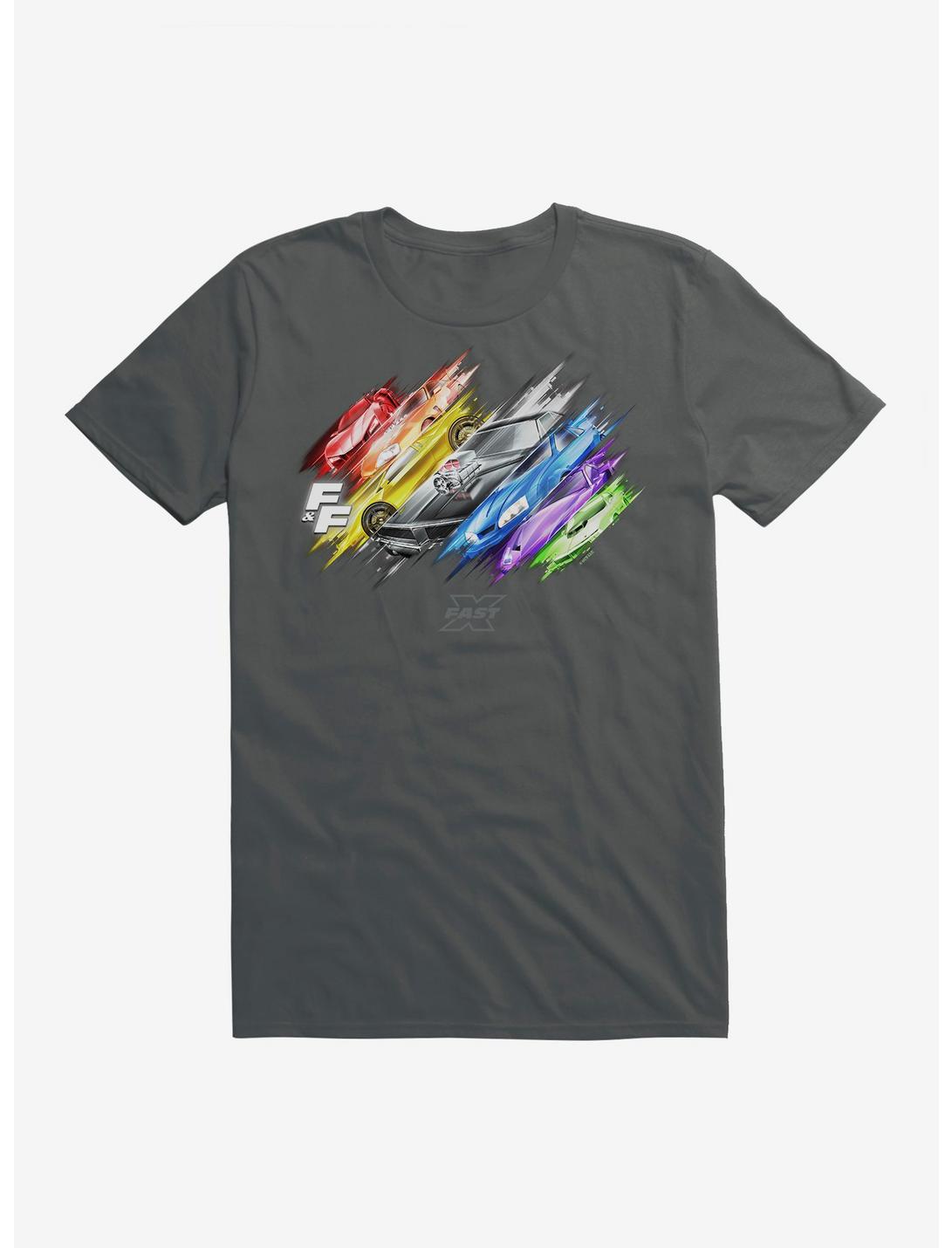 Fast X Car Line Up Slash T-Shirt