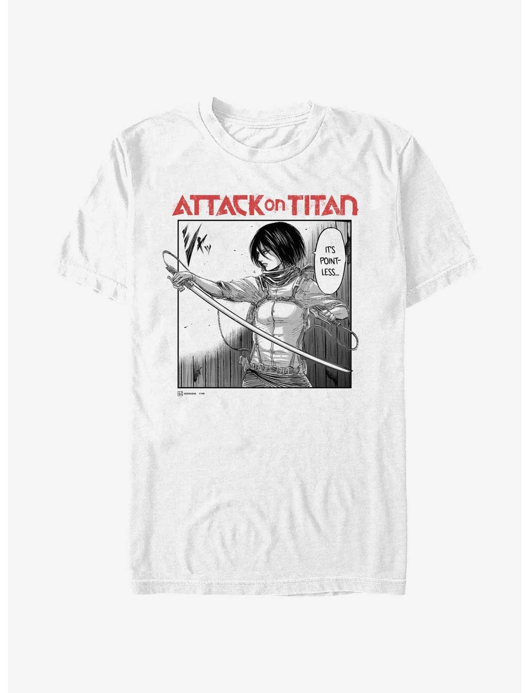 Attack on Titan Mikasa It's Pointless Manga T-Shirt Hot Topic Web Exclusive