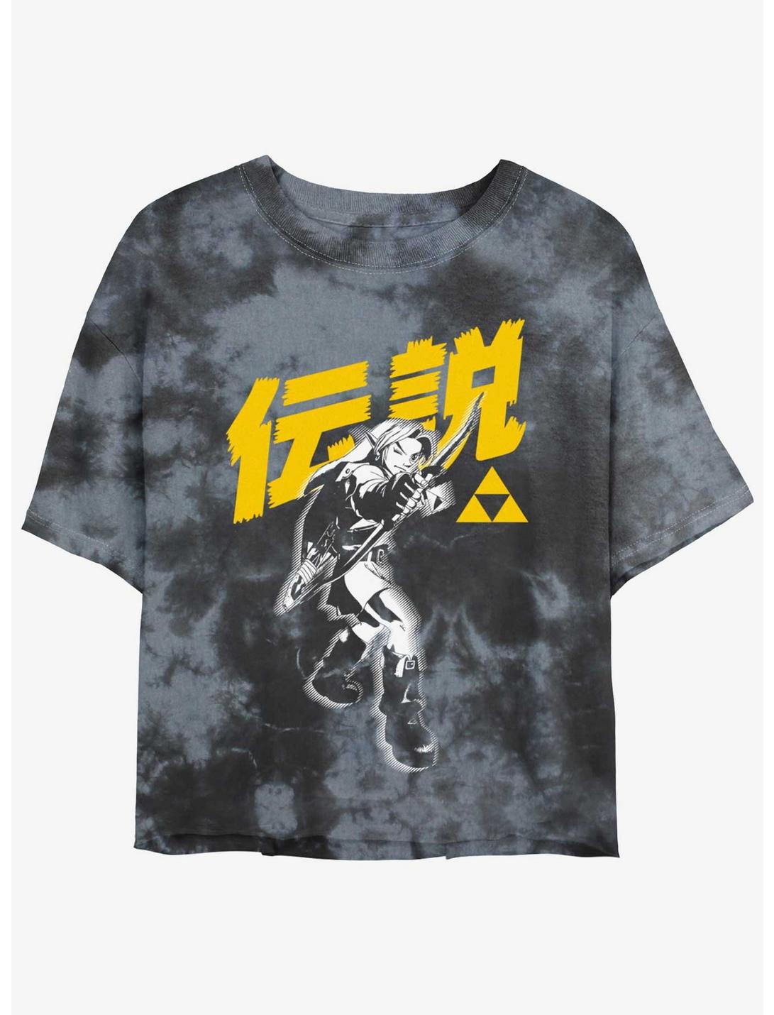 T-shirt court tie-dye The Legend of Zelda Bow Legend pour filles