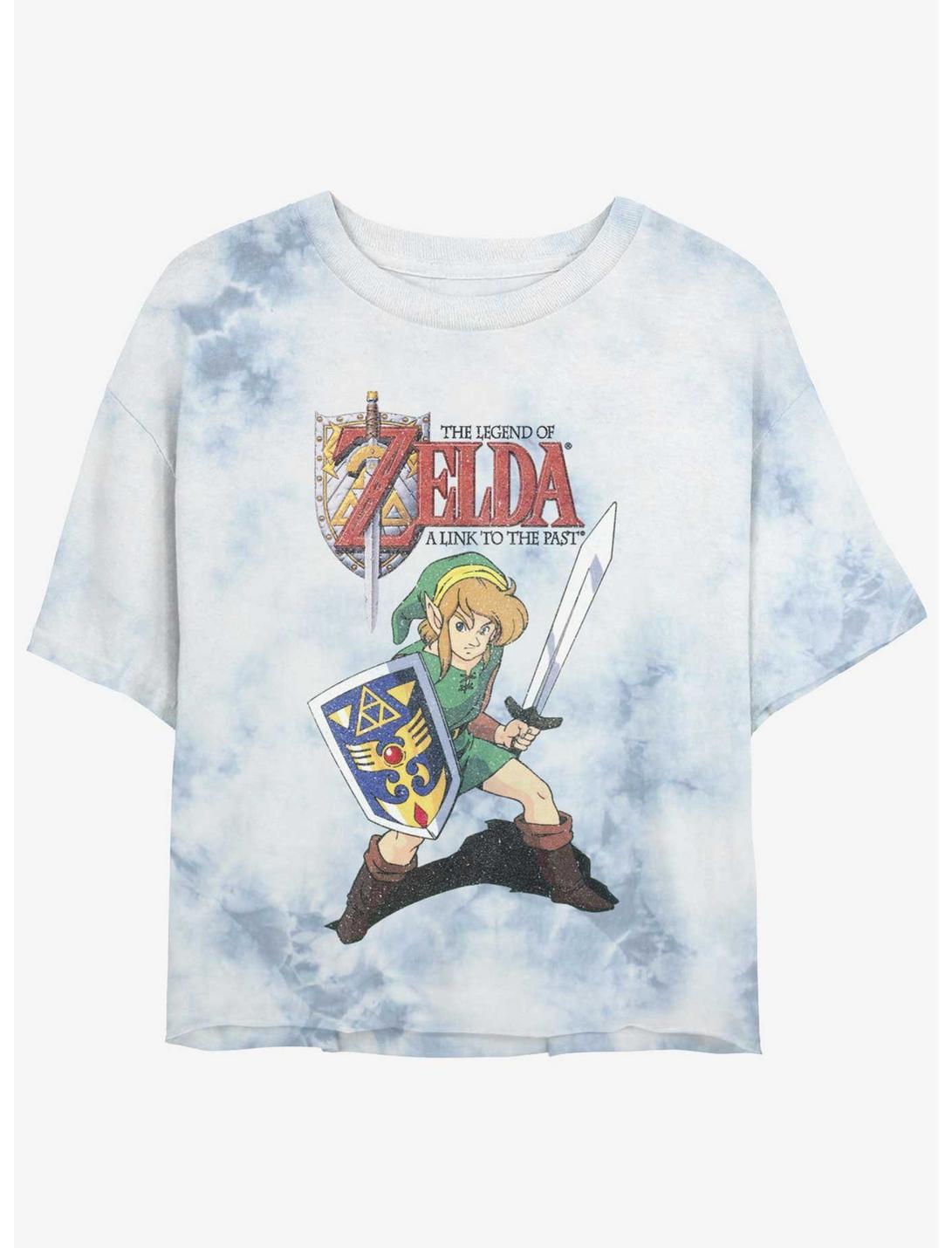 T-shirt court tie-dye The Legend of Zelda Past Front pour filles