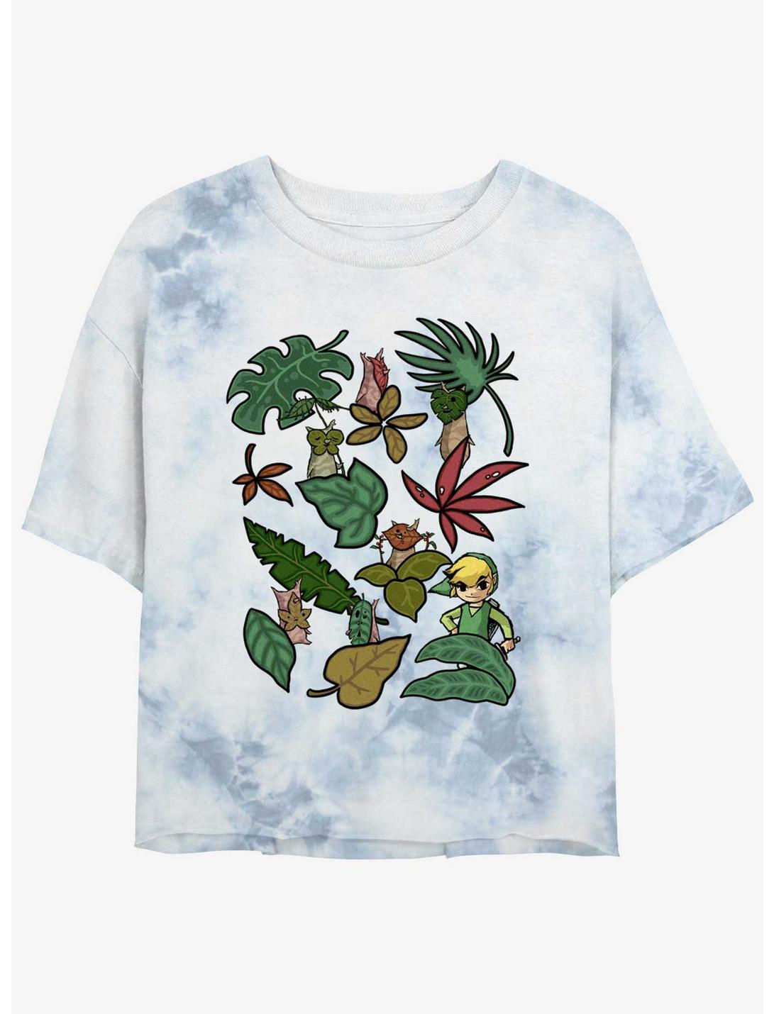T-shirt court tie-dye The Legend of Zelda Leafy Link pour filles