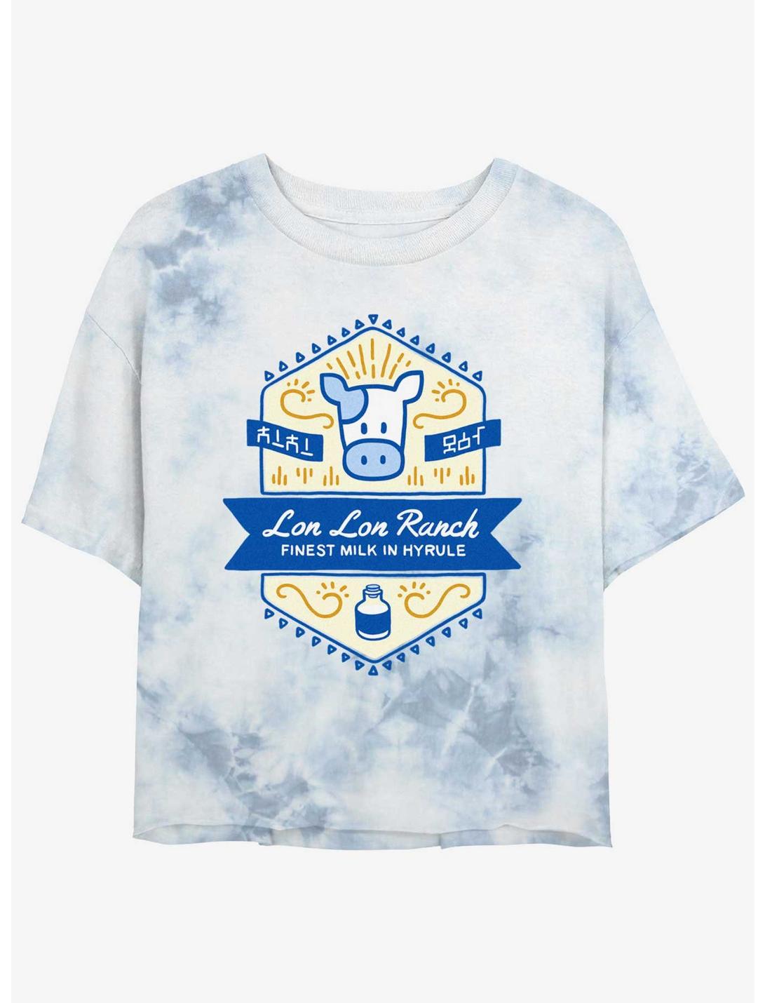 T-shirt court tie-dye The Legend of Zelda Lon Lon Ranch pour filles