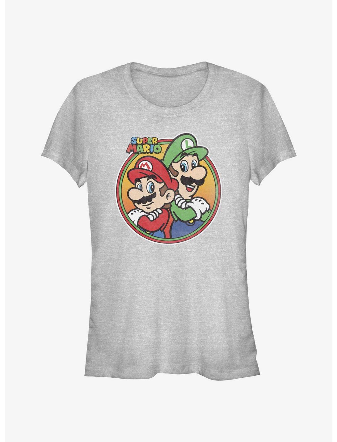 T-shirt Fille Nintendo Mario et Luigi Badge