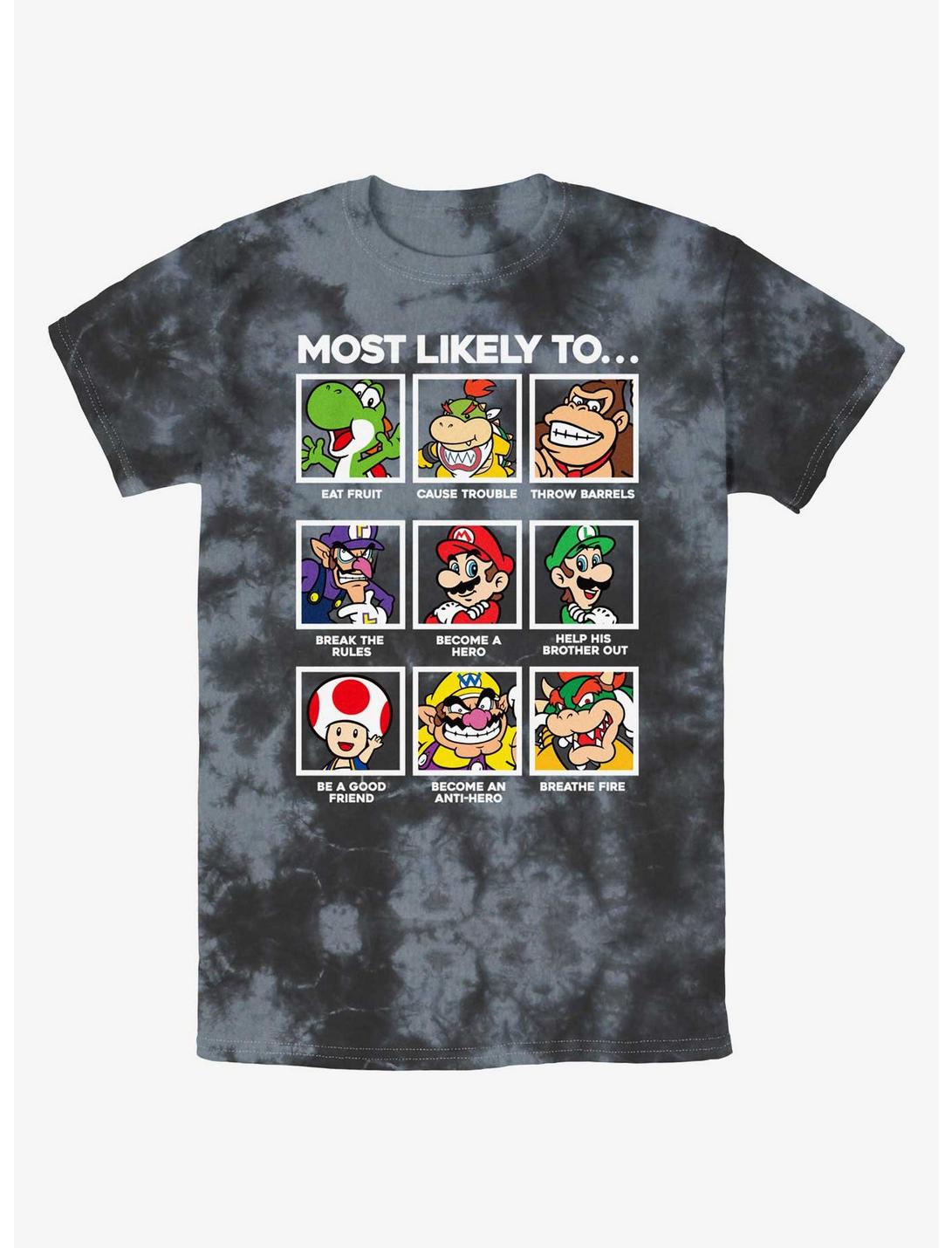 Nintendo Mario Likelyhood Tie-Dye T-Shirt