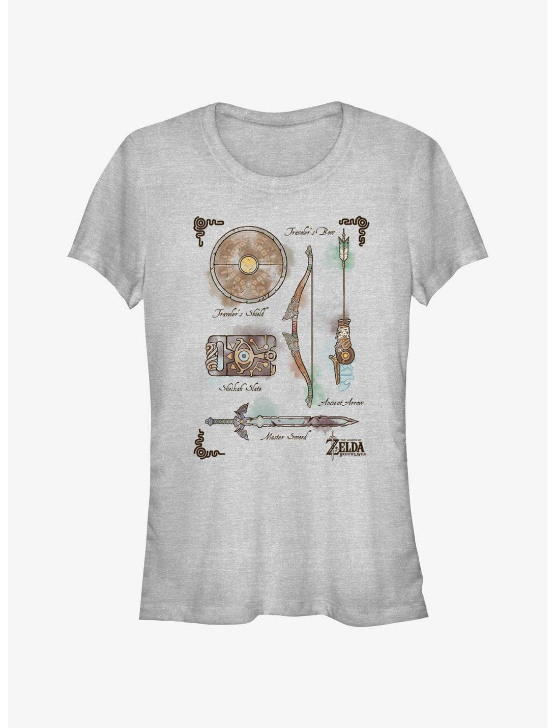 The Legend of Zelda Inventory Girls T-Shirt