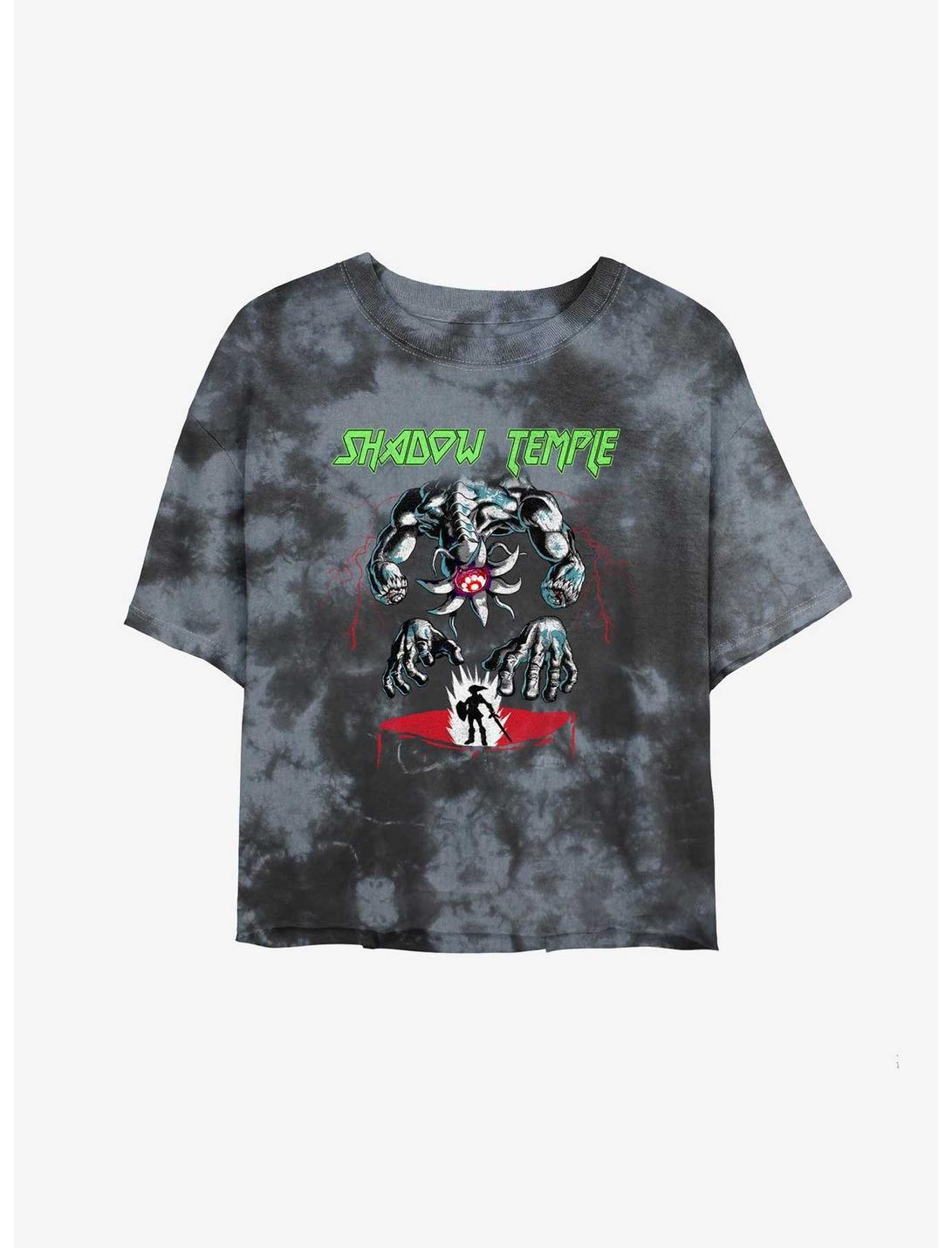 The Legend of Zelda Shadow Temple Tie-Dye Girls Crop T-Shirt