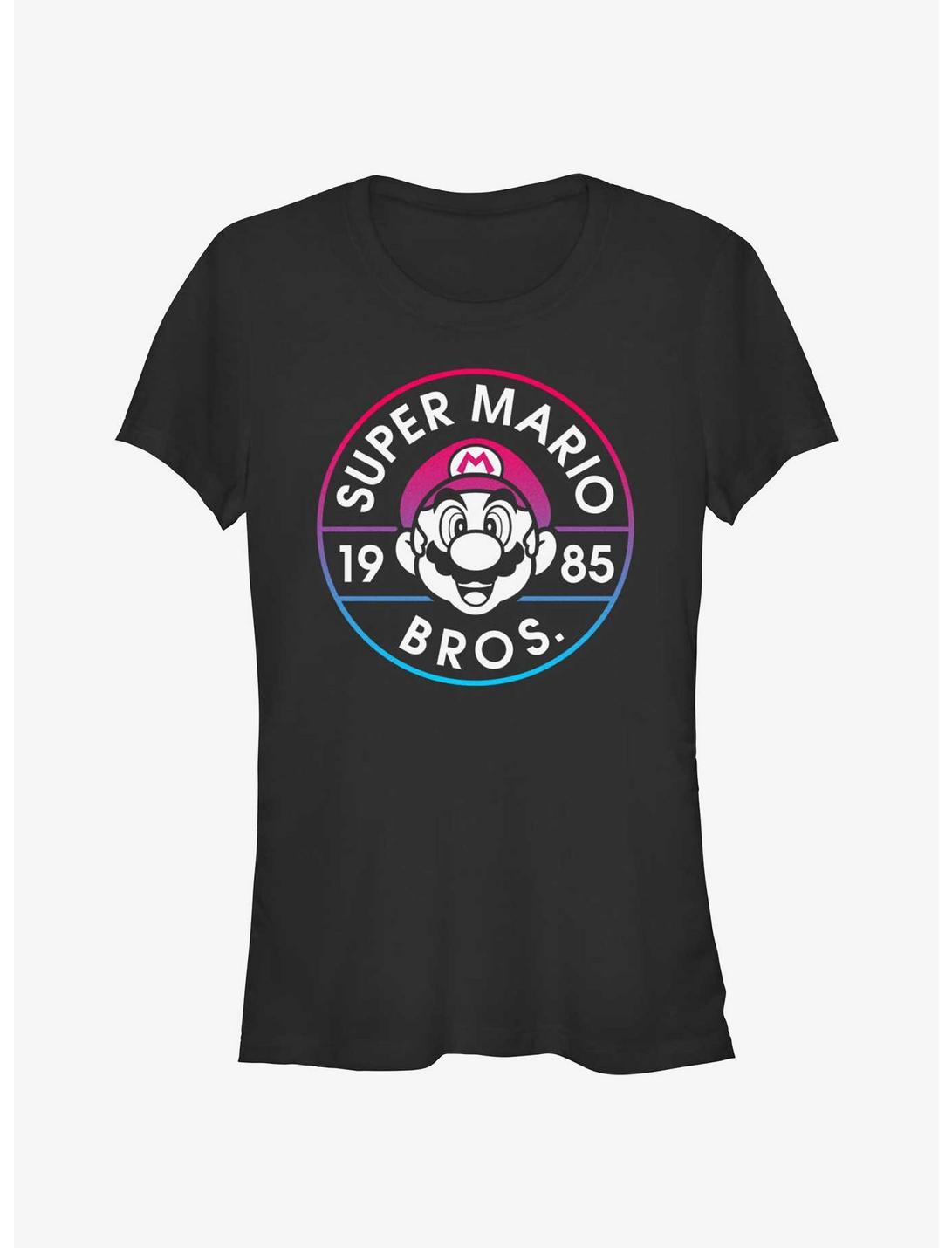 T-shirt Fille Mario Flashback Nintendo