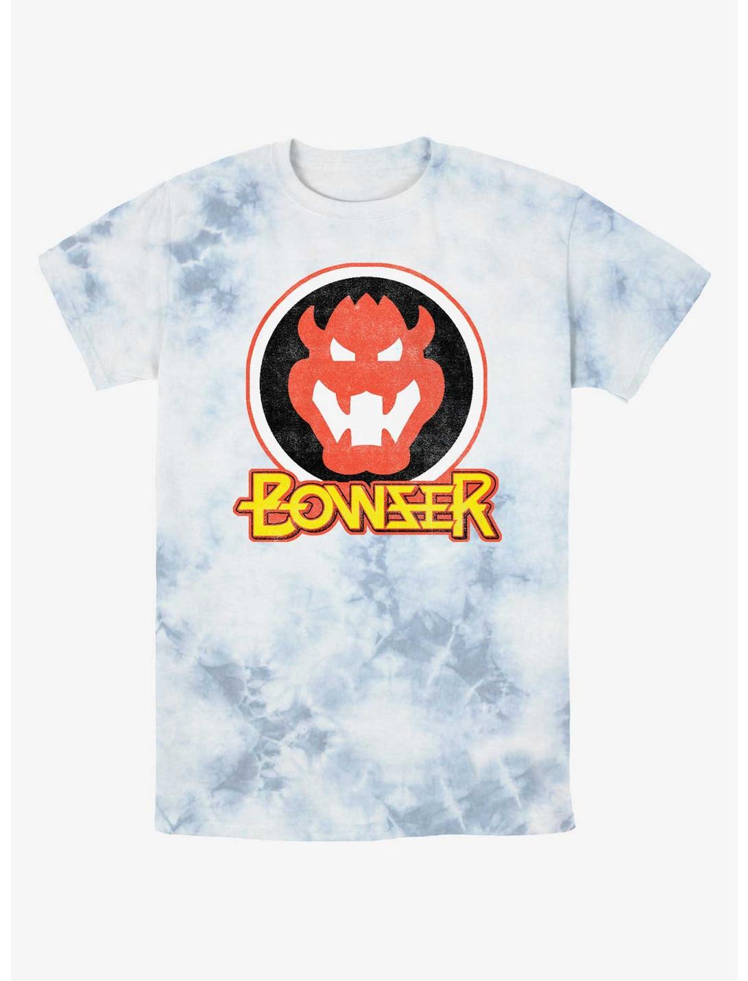 Nintendo Mario Bowser Badge Tie-Dye T-Shirt