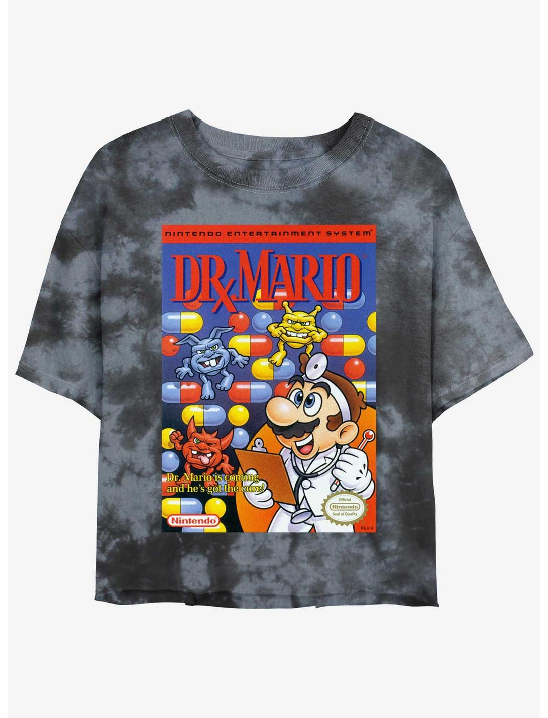 T-shirt court tie-dye pour filles Nintendo Mario Dr. Mario
