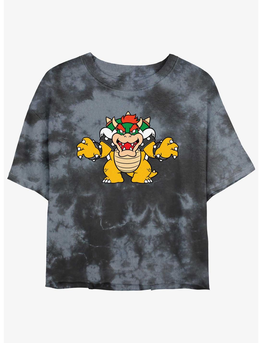T-shirt court tie-dye pour filles Nintendo Mario Just Bowser