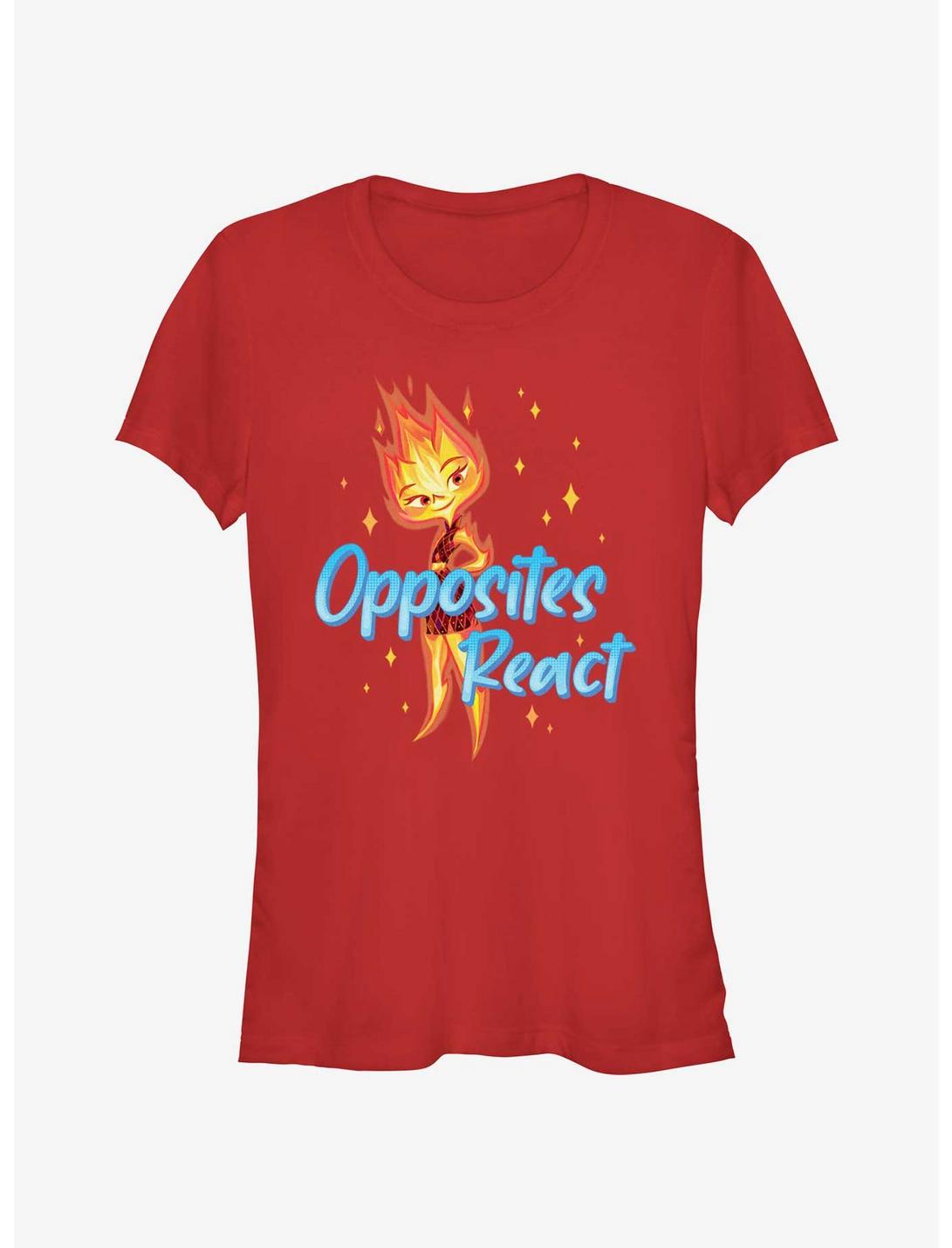 Disney Pixar Elemental Ember Opposites React Girls T-Shirt