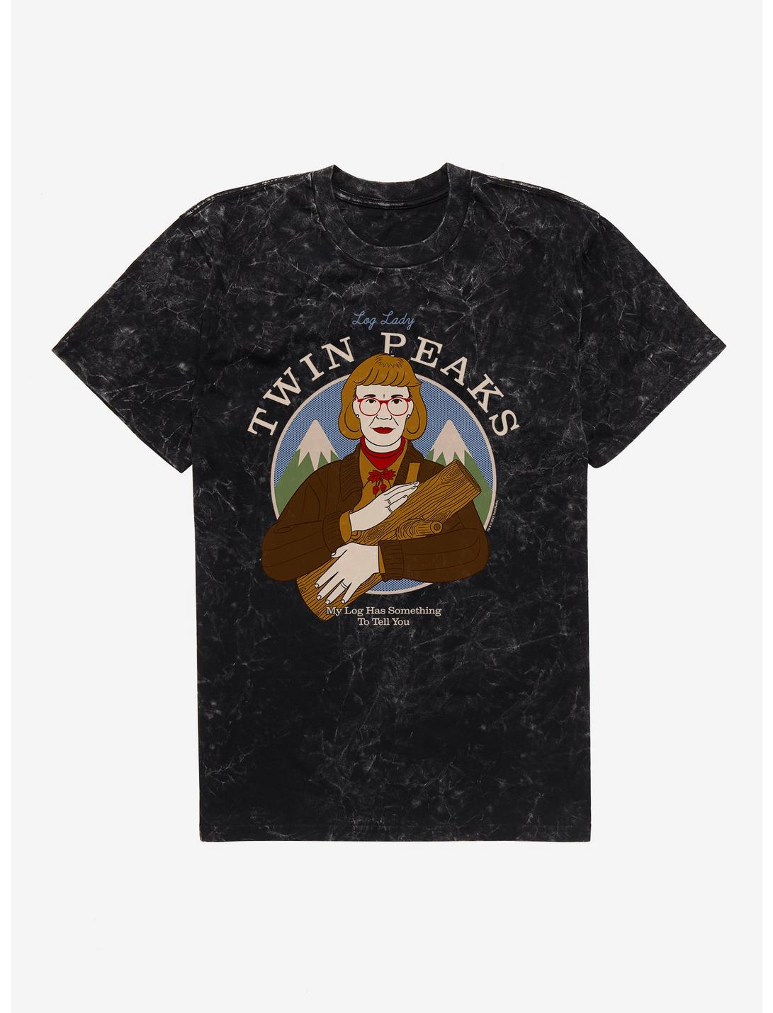 Twin Peaks Log Lady Mineral Wash T-Shirt