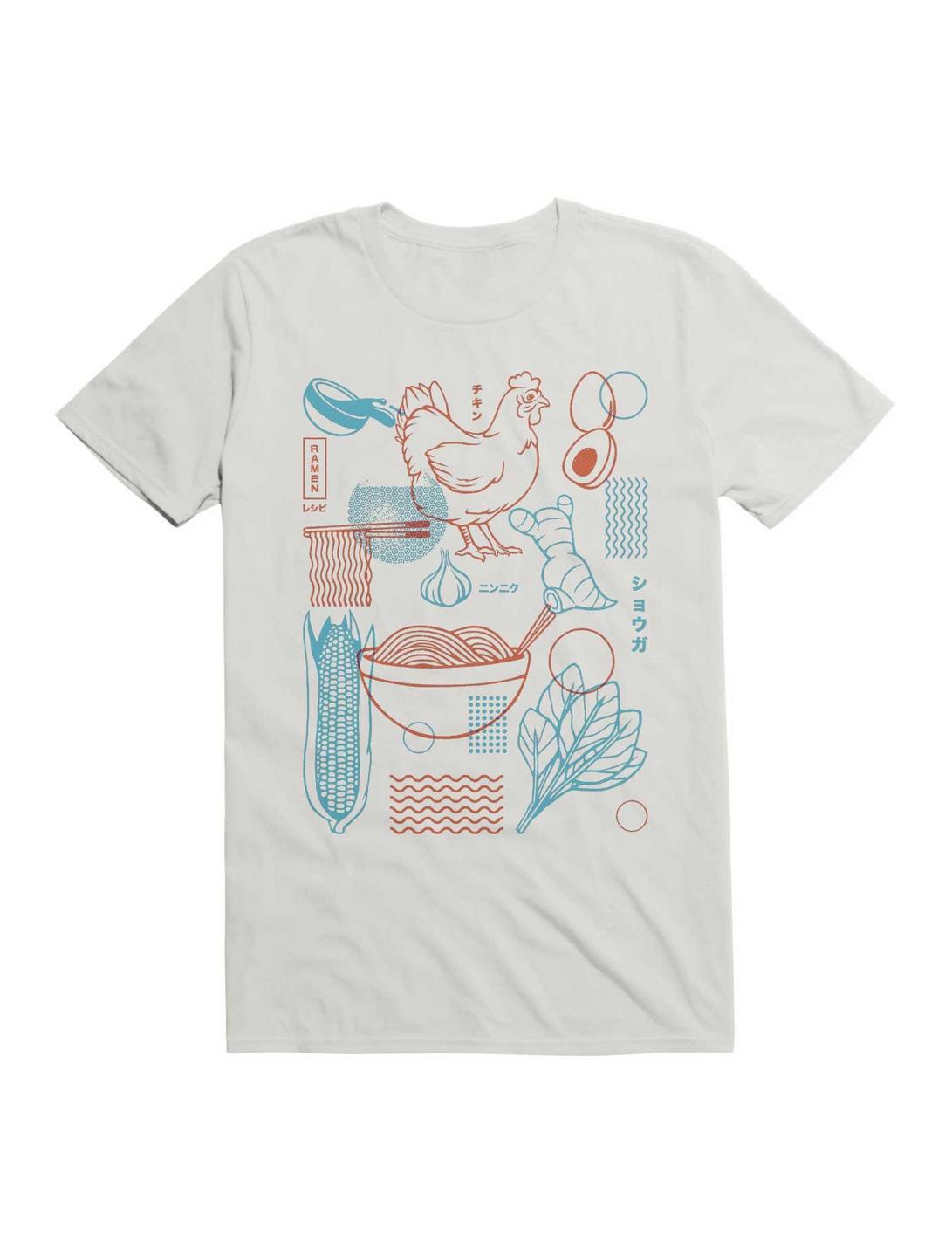 T-shirt motif ramen japonais