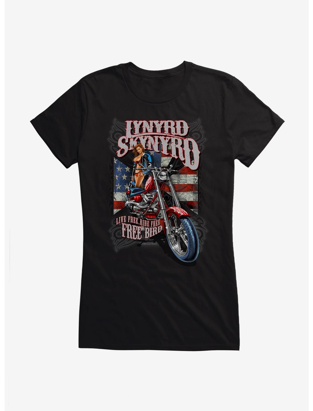 Lynyrd Skynyrd Live Free, Ride Free Girls T-Shirt