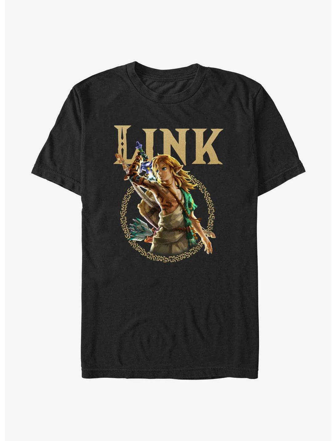 The Legend Of Zelda Tears Of The Kingdom Link Badge T-Shirt
