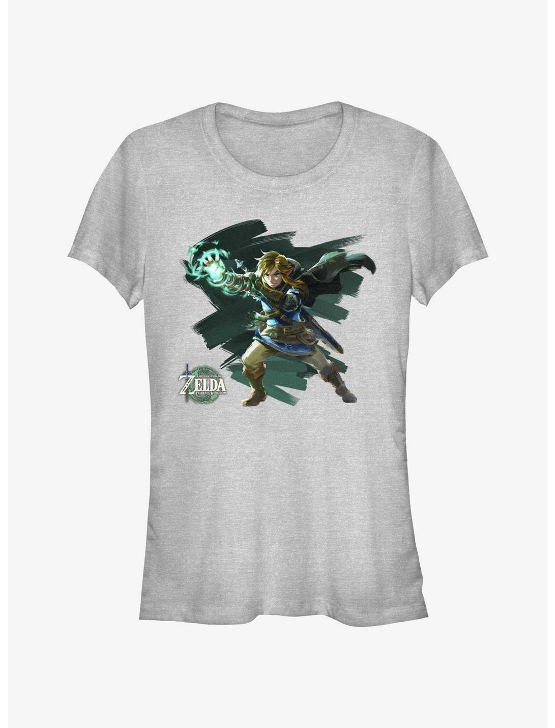 The Legend Of Zelda Tears Of The Kingdom Power Link Stance Girls T-Shirt
