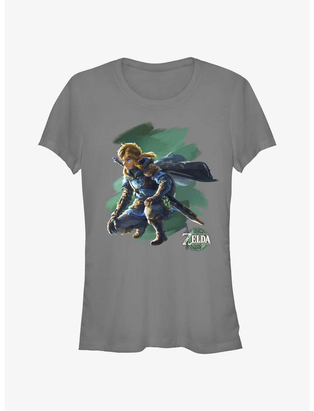 T-shirt Fille Link Accroupi The Legend Of Zelda Tears Of The Kingdom