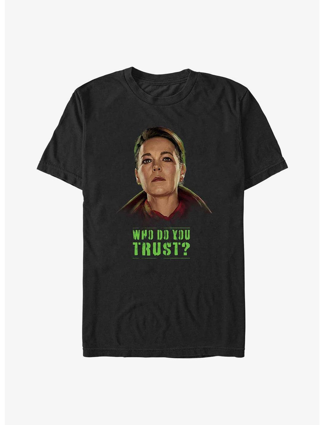 Marvel Secret Invasion Special Agent Sonya Falsworth Who Do You Trust Poster Big & Tall T-Shirt