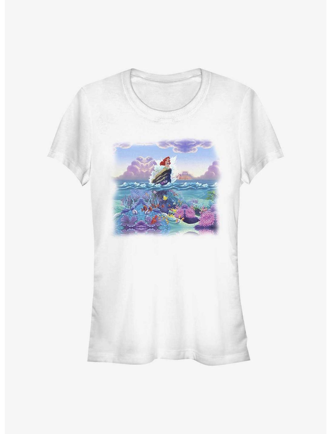 T-shirt Fille Disney La Petite Sirène Ariel Et Les Profondeurs