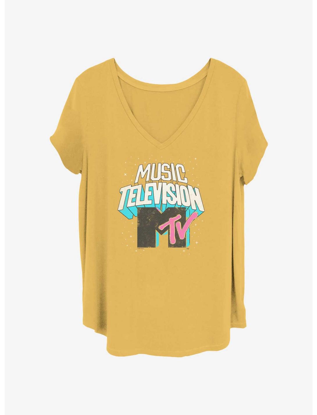T-Shirt Fille Logo MTV Music Television Grandes Tailles