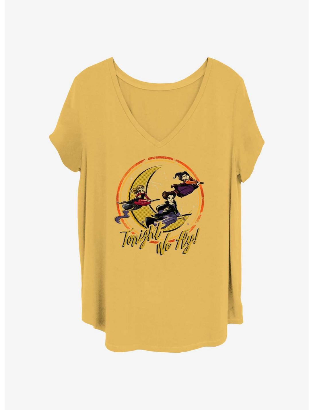 Disney Hocus Pocus Tonight We Fly Girls T-Shirt Plus Size