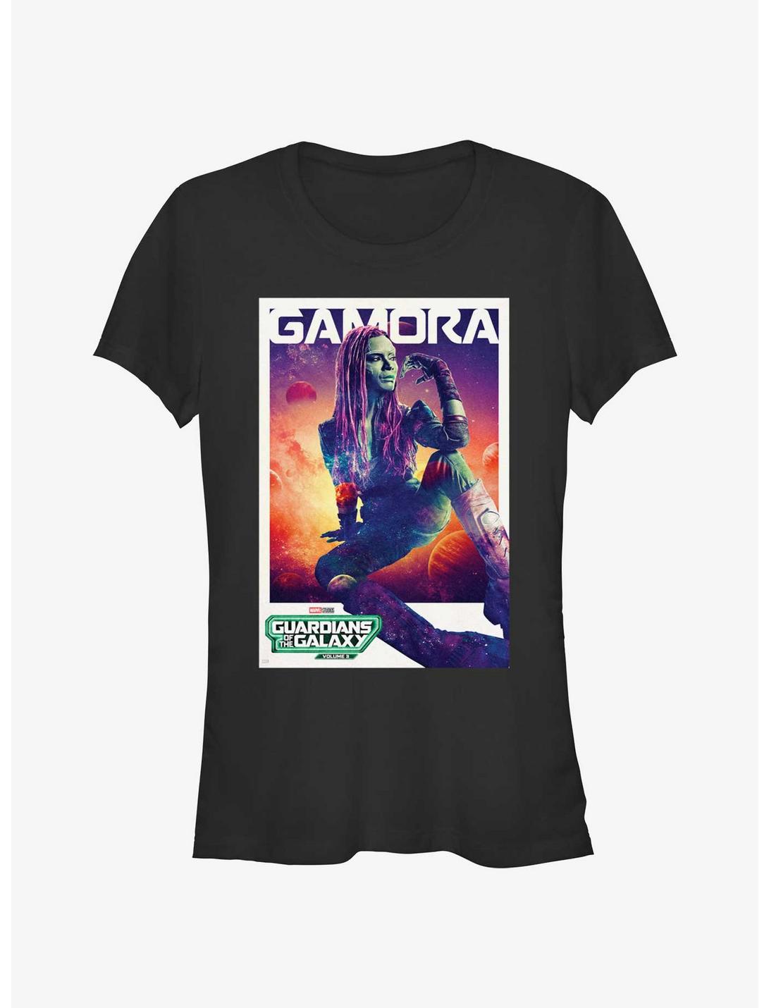 Guardians Of The Galaxy Vol. 3 Gamora Poster Girls T-Shirt