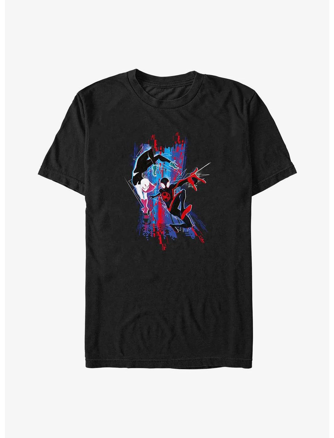 Marvel Spider-Man: Across The Spider-Verse Spider-Gwen and Miles Morales Big & Tall T-Shirt