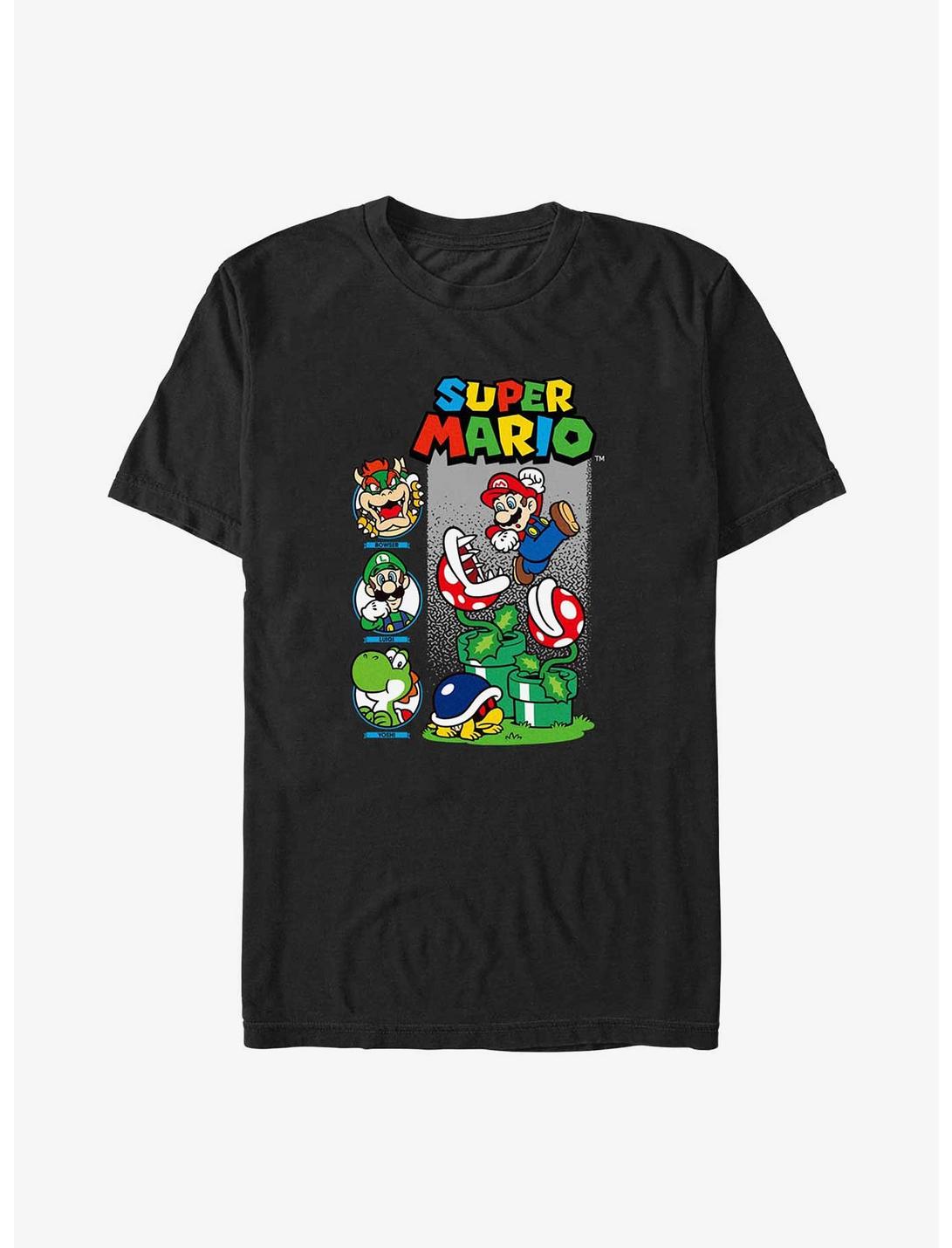 Mario Watch Out For The Pakkun Flowers Big & Tall T-Shirt