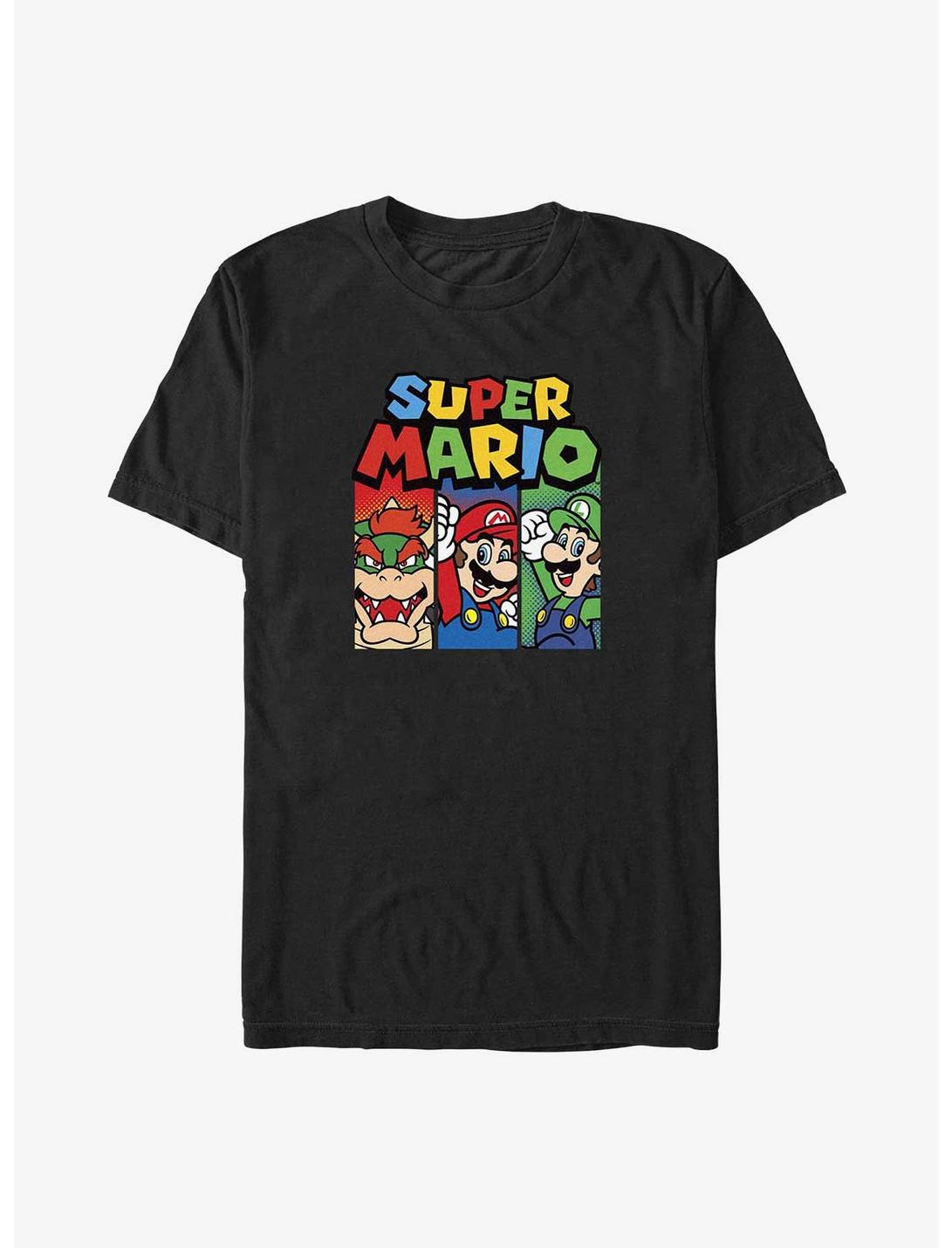 Nintendo Mario Panels Big & Tall T-Shirt