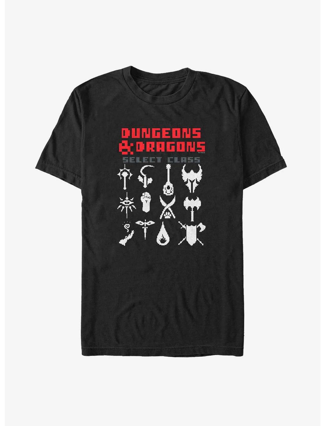 Dungeons & Dragons Select Class Big & Tall T-Shirt