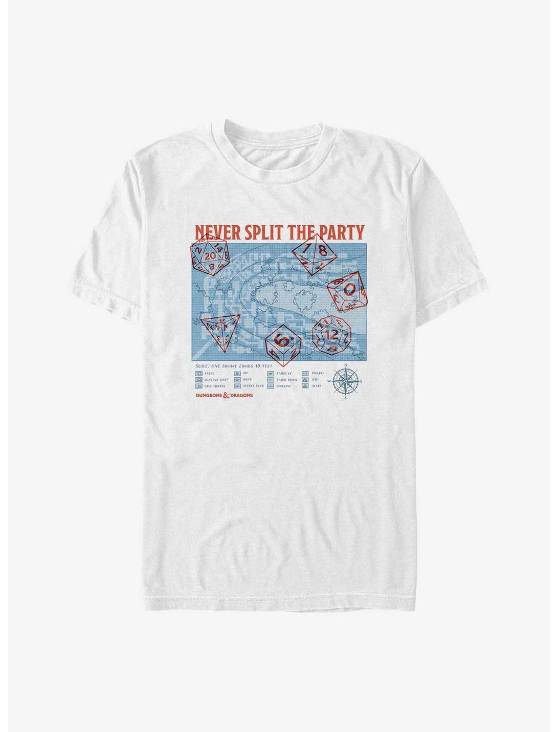 Dungeons & Dragons Never Split The Party Big & Tall T-Shirt