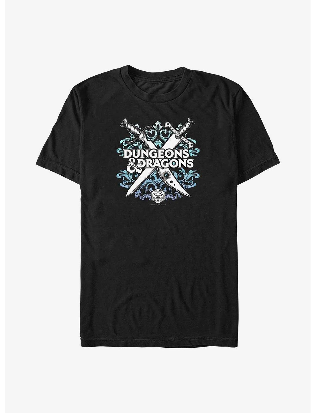 Dungeons & Dragons Decorative Crossed Weapons Big & Tall T-Shirt