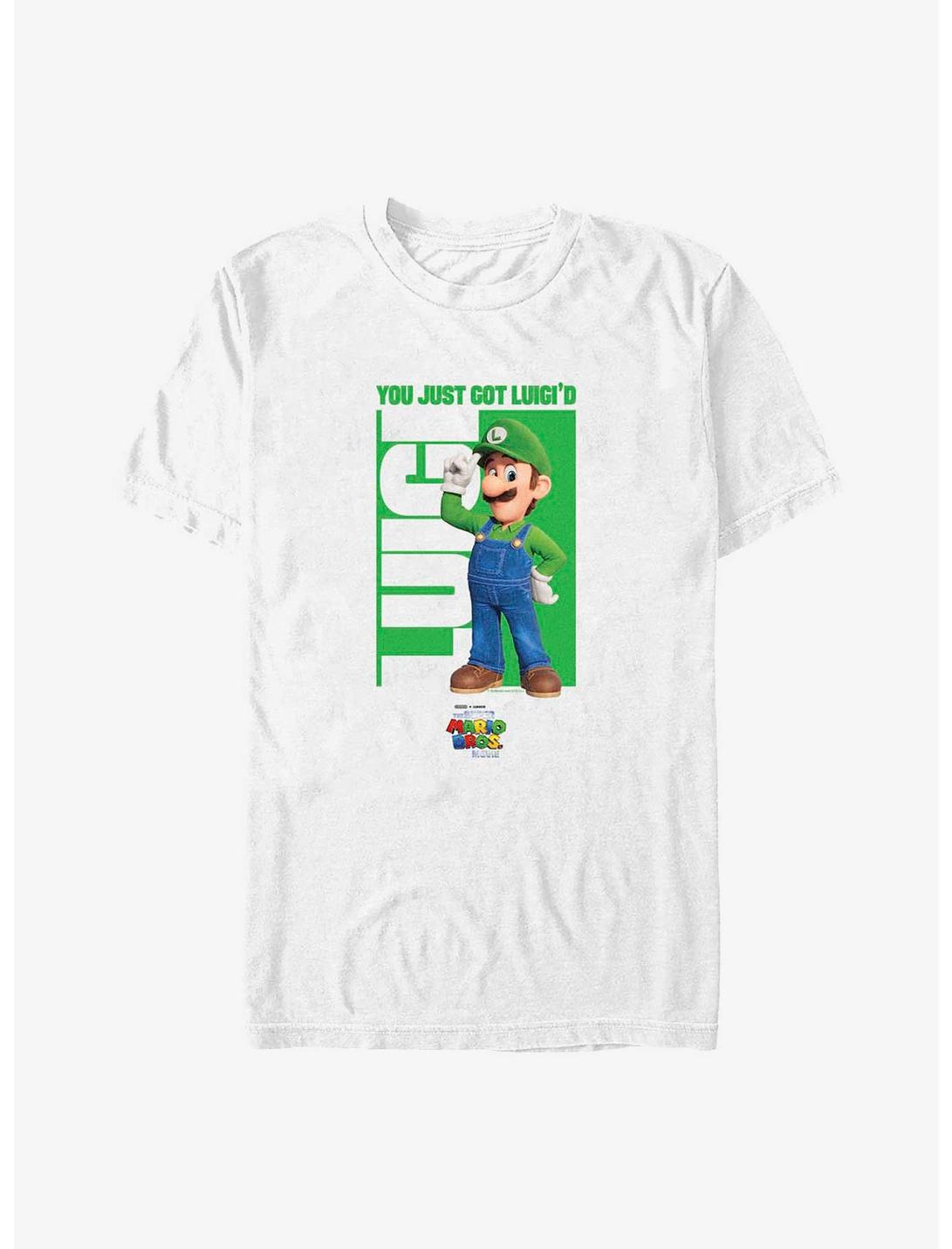 T-shirt The Super Mario Bros. Le Film a été « luigi-é » Grandes Tailles