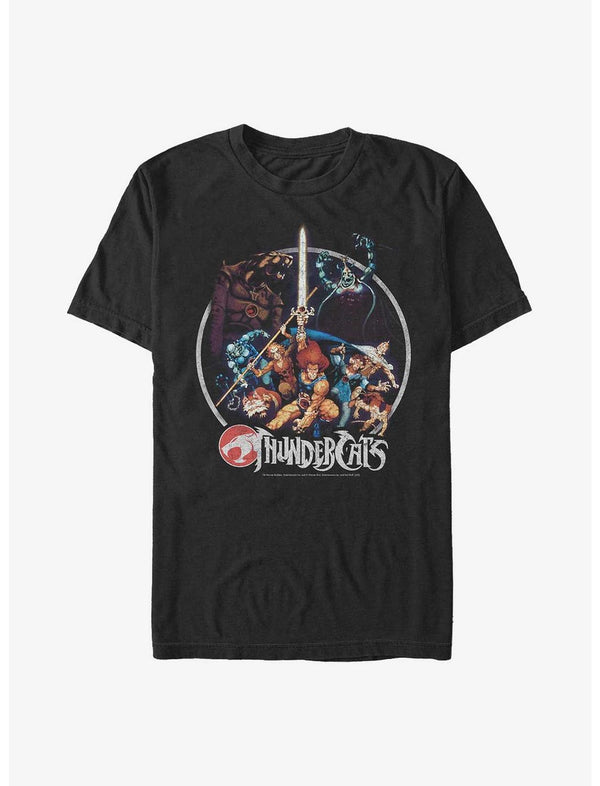 Thundercats Vintage Circle Poster T-Shirt