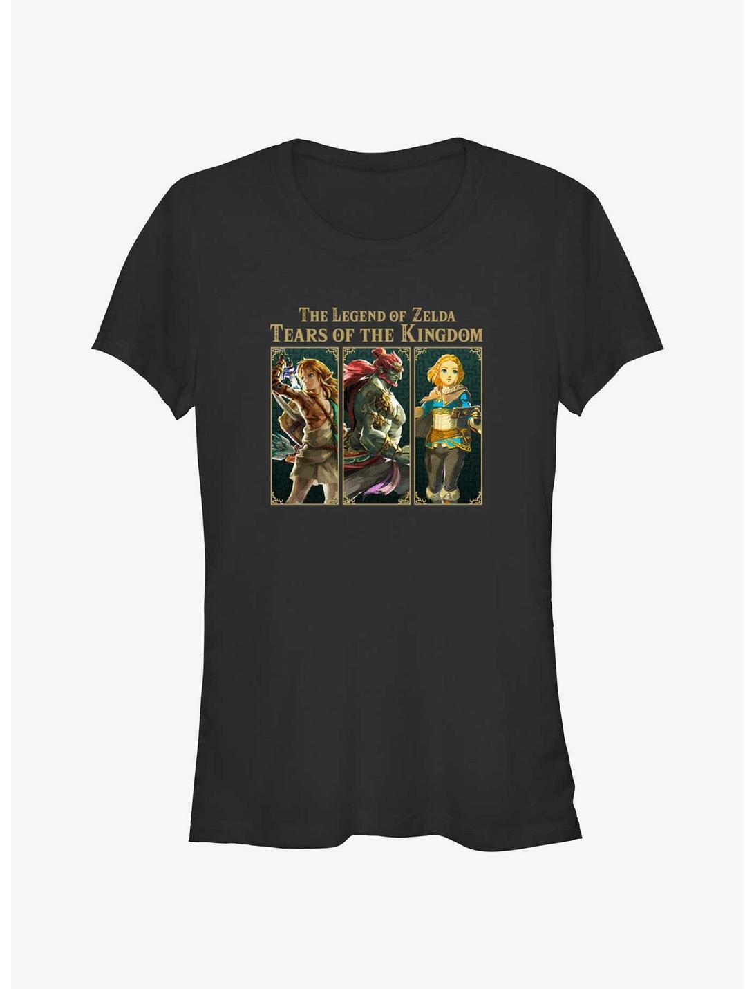 T-shirt Fille The Legend of Zelda: Tears of the Kingdom Trio Box Up
