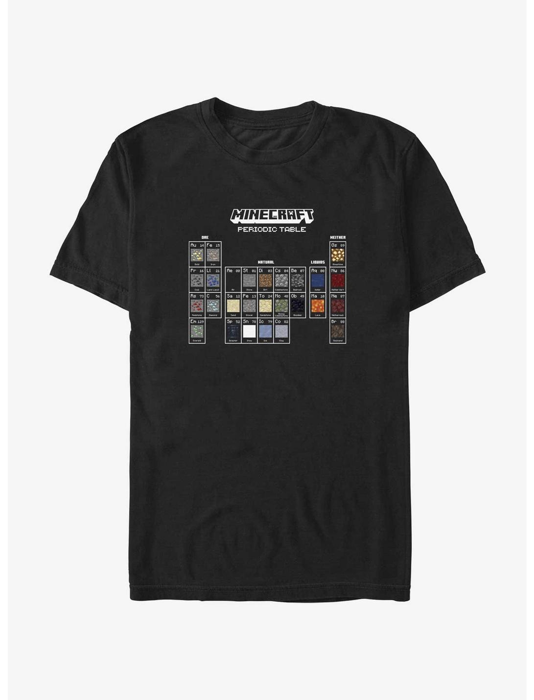 Minecraft Periodic Elements Heavyweight T-Shirt