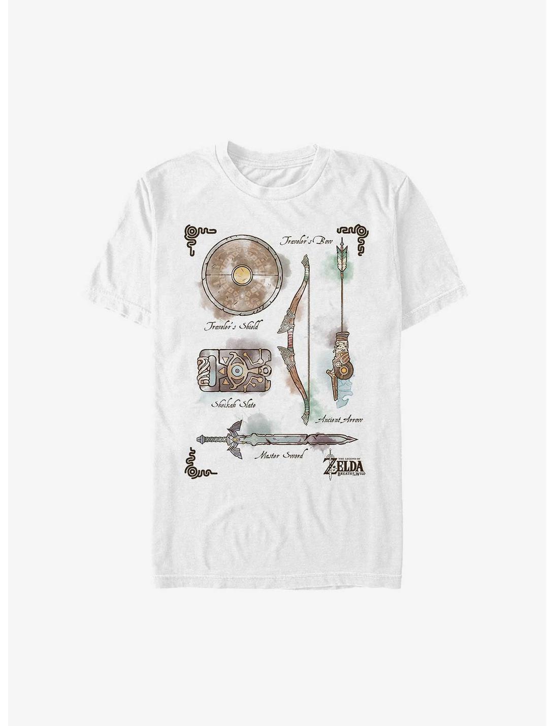 The Legend of Zelda: Breath of the Wild Inventory Heavyweight T-Shirt
