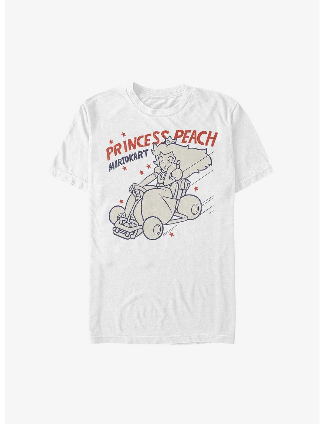 Mario Princess Peach Kart Heavyweight T-Shirt