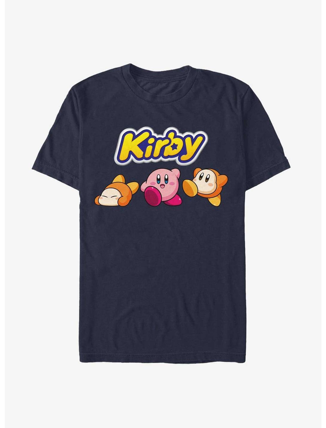 Kirby Waddle Dee and Kirby Logo Heavyweight T-Shirt